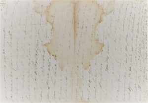 Water-stained paper