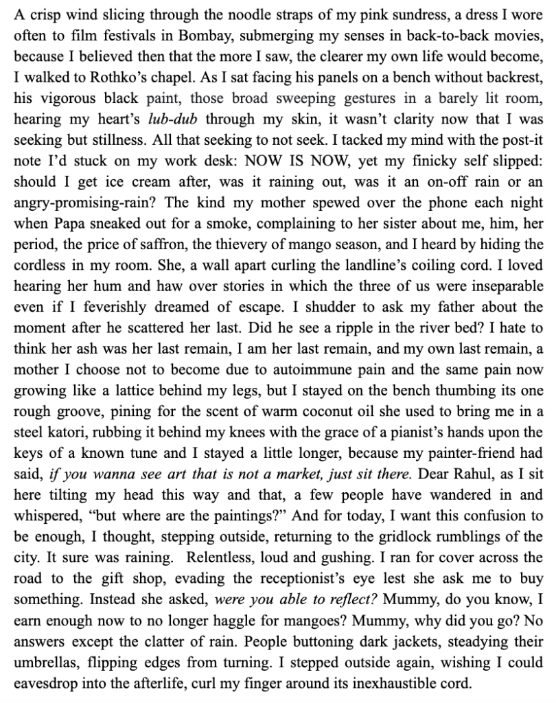 Sweeping Gestures Porter House Review